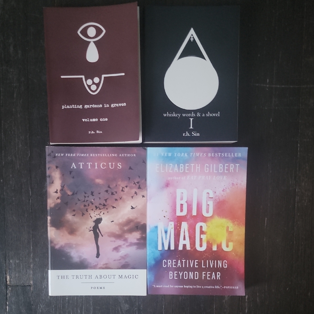 Set of Four Poetry Books